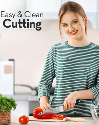 Metacut Chef Knife | Ultra Sharp German Stainless Steel Professional Kitchen Knife