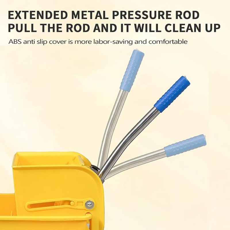 iBest UK Commercial 24 Litre Mop Bucket with Side Press Wringer