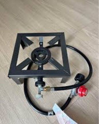 Outdoor LPG Black Cooker (Triple Key) | Cast Iron Steel Catering Stove