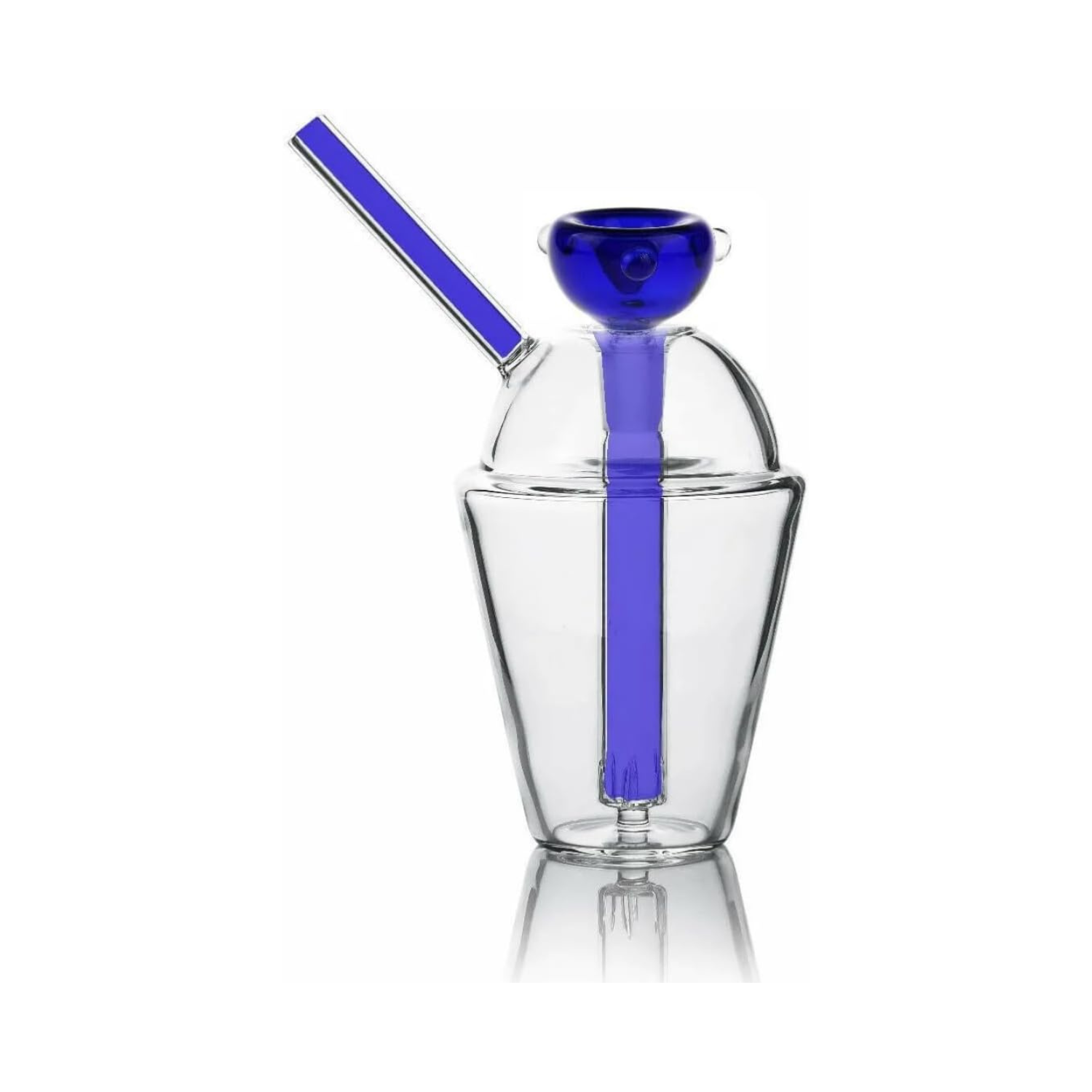 iBest UK Glass Cup with Straw | Handmade Glass Cup