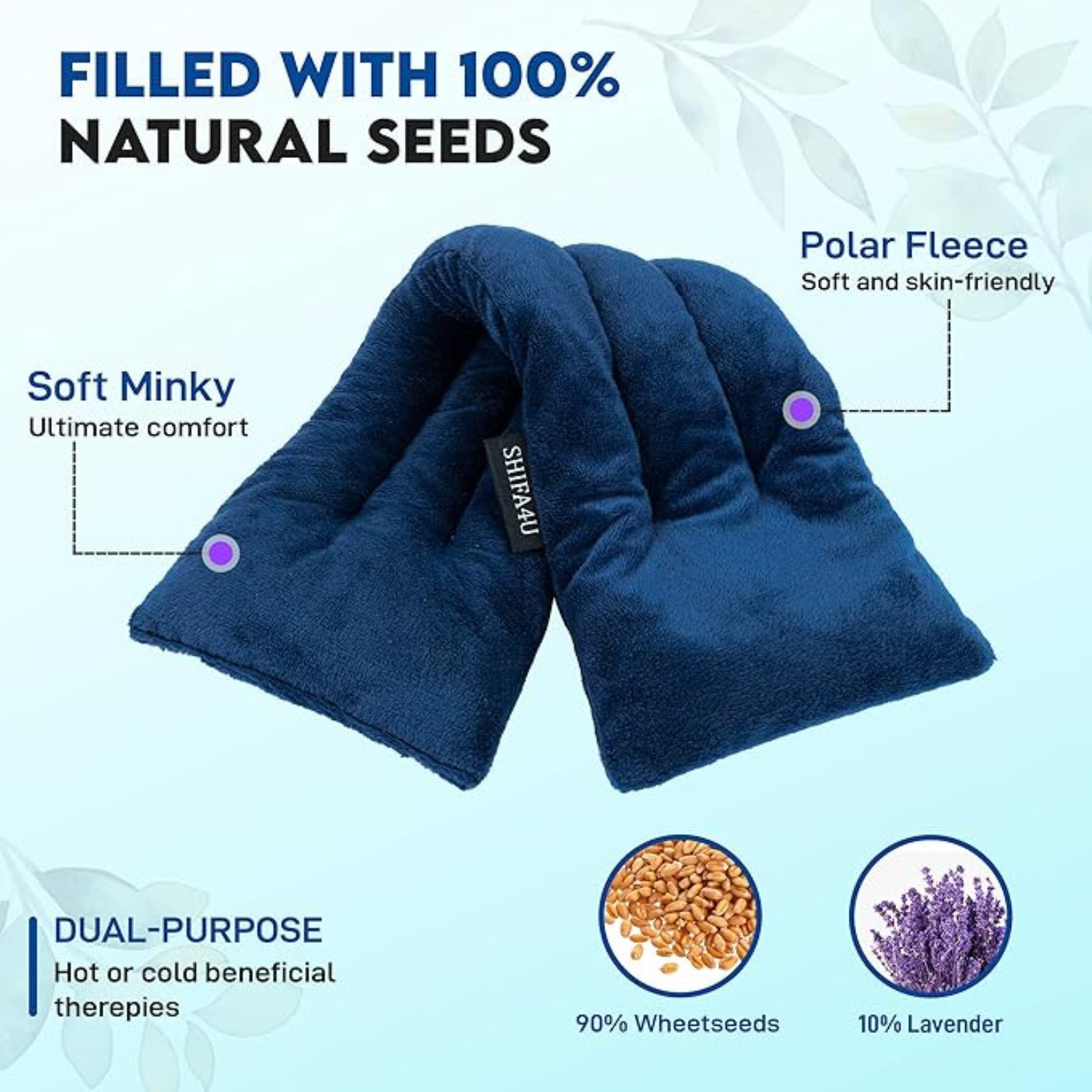 Wheat Bags microwavable Neck and Shoulder | Reusable Microwave Heat Pads