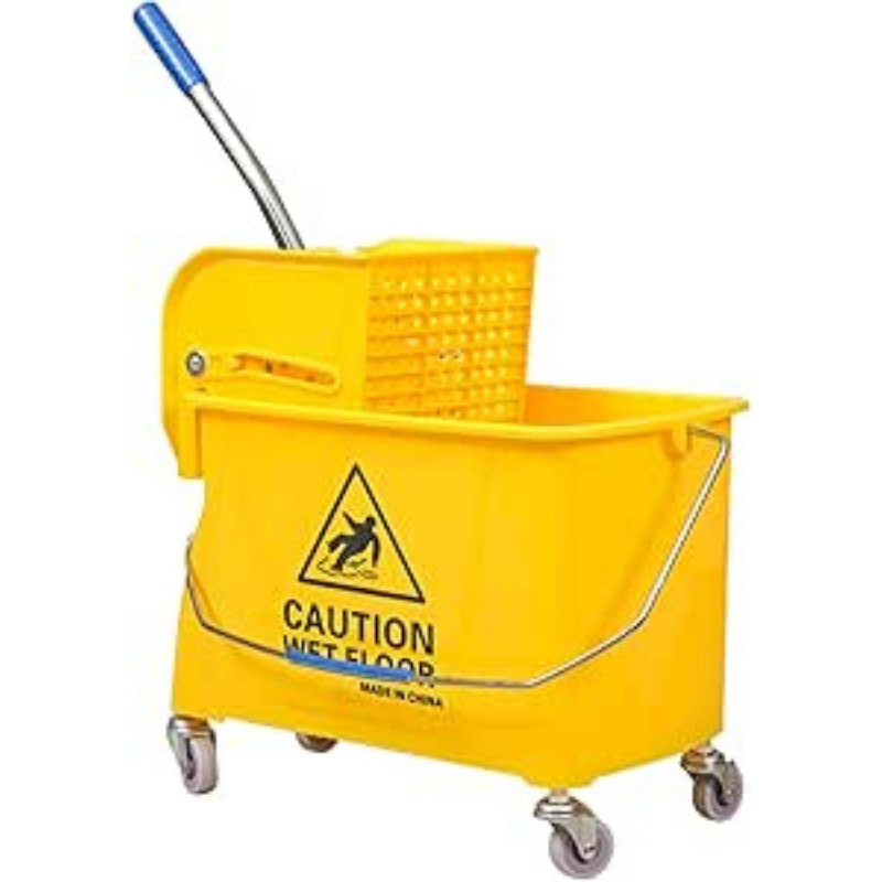 iBest UK Commercial 24 Litre Mop Bucket with Side Press Wringer
