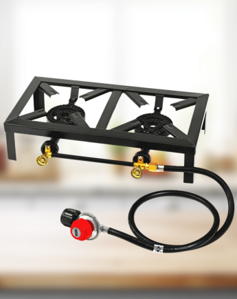 Portable Double Gas Stove | Camping & Outdoor Cooking