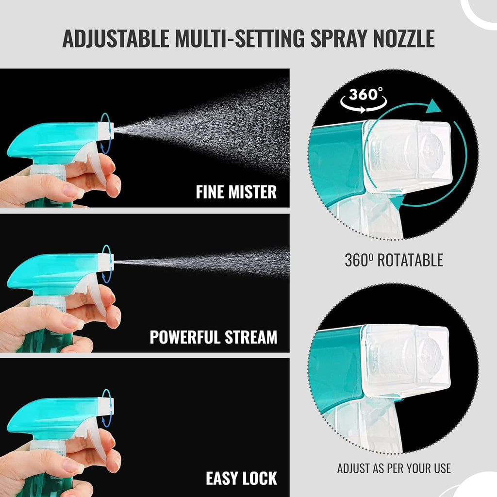 Bottlaro Water Spray Bottles for Cleaning | Empty Spray Bottles Gardening
