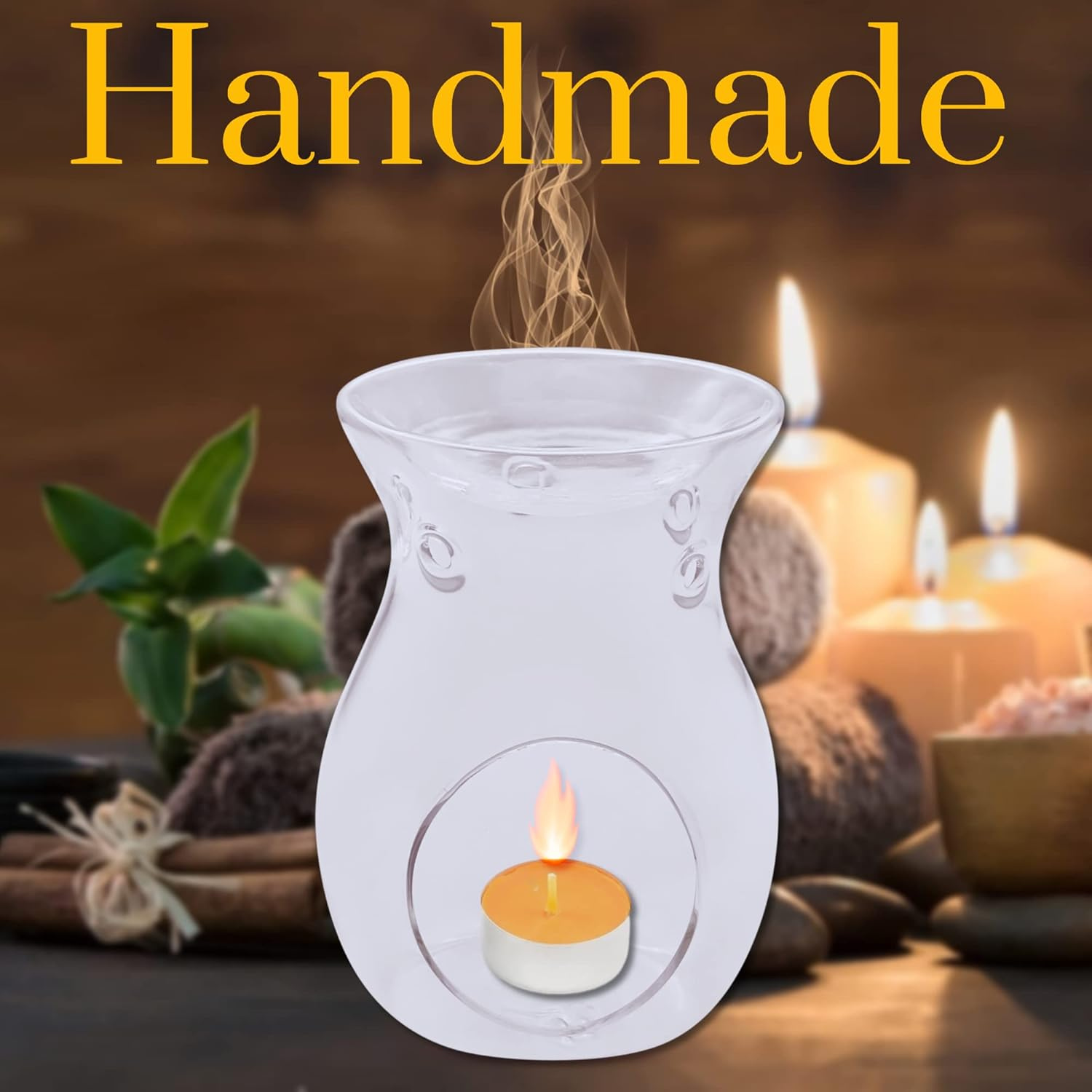 Essential Oil Burner Wax Melts| Candle Wax Warmer| Fragrance Warmer for Scented Waxes