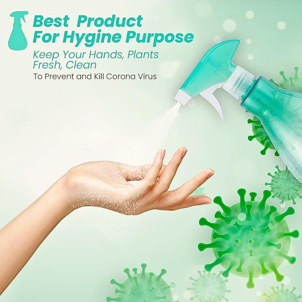 Spray Bottles for Cleaning | Gardening, Hair Styling, Household Use (Plain)