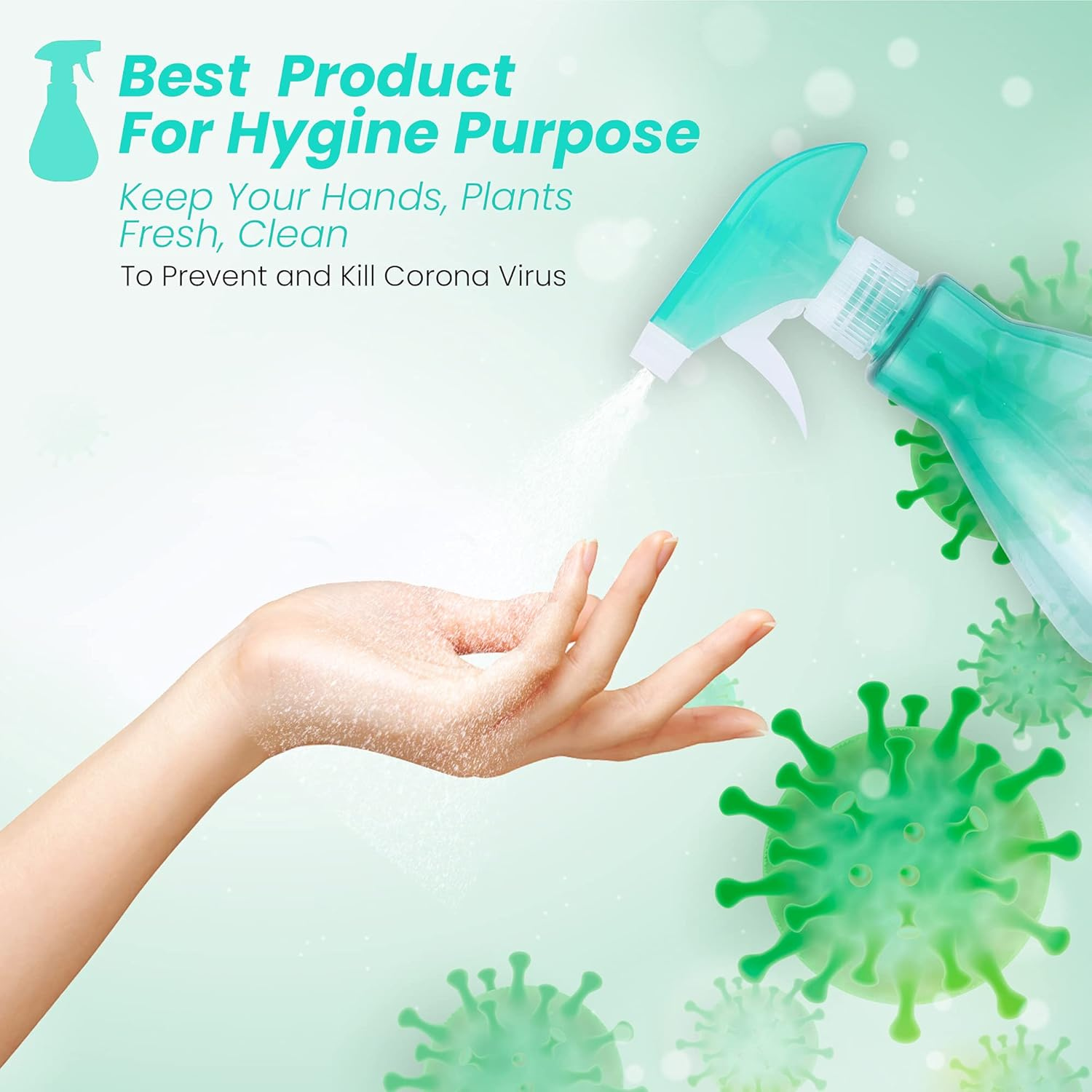 Kmoxi Spray Bottles 2 pcs for Cleaning | empty mist spray bottle Gardening