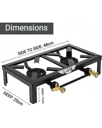 Portable Double Gas Stove | Camping & Outdoor Cooking