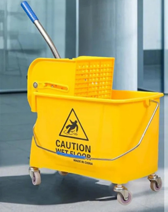 iBest UK Commercial 24 Litre Mop Bucket with Side Press Wringer