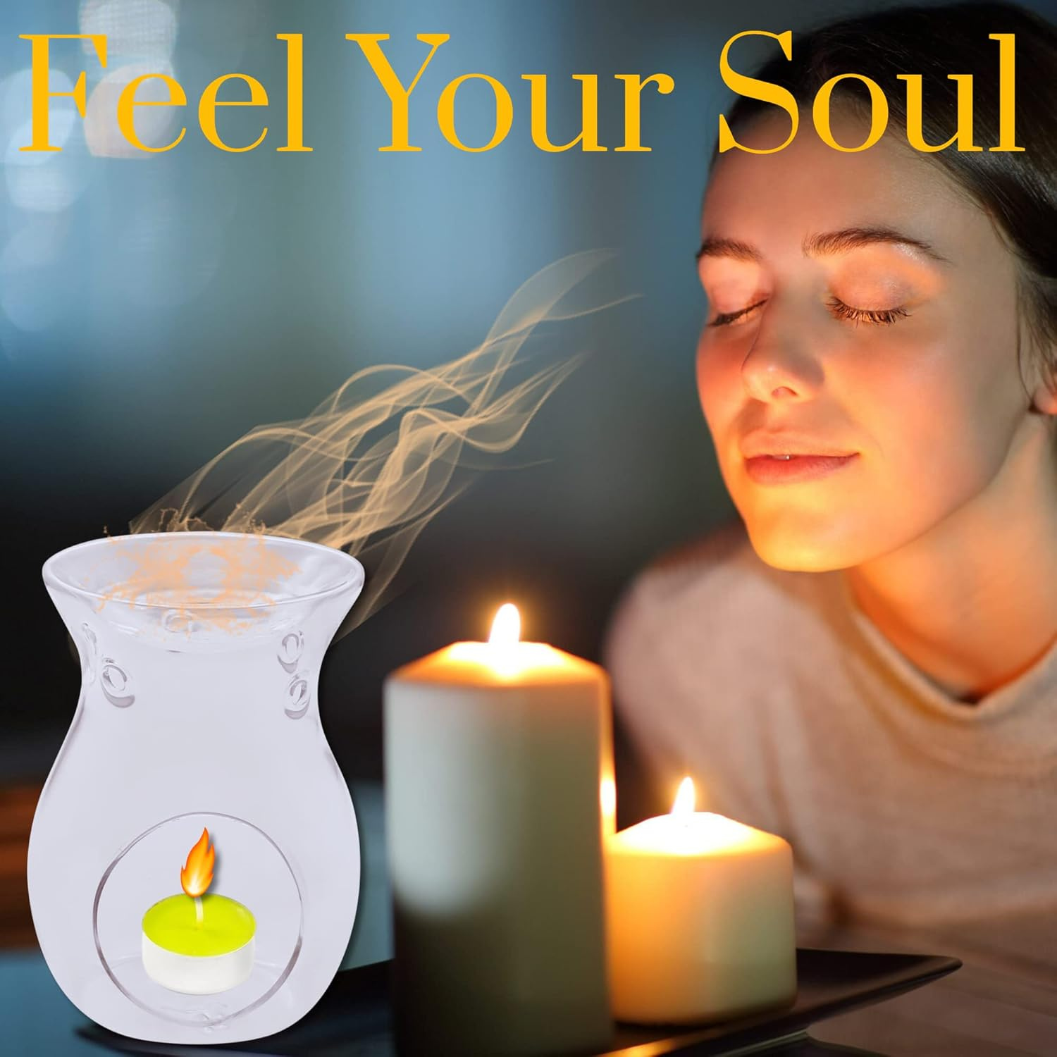Essential Oil Burner Wax Melts| Candle Wax Warmer| Fragrance Warmer for Scented Waxes
