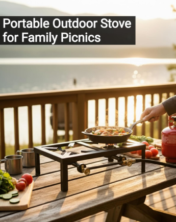 Portable Double Gas Stove | Camping & Outdoor Cooking