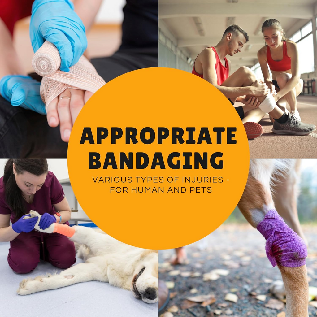 Vet Wrap Self Adhesive Bandage | Stretchable, Non Woven | Cohesive Tape for First Aid