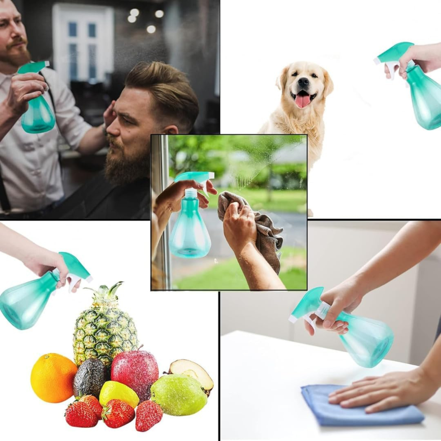 Spray Bottles for Cleaning | Gardening, Hair Styling, Household Use (Plain)