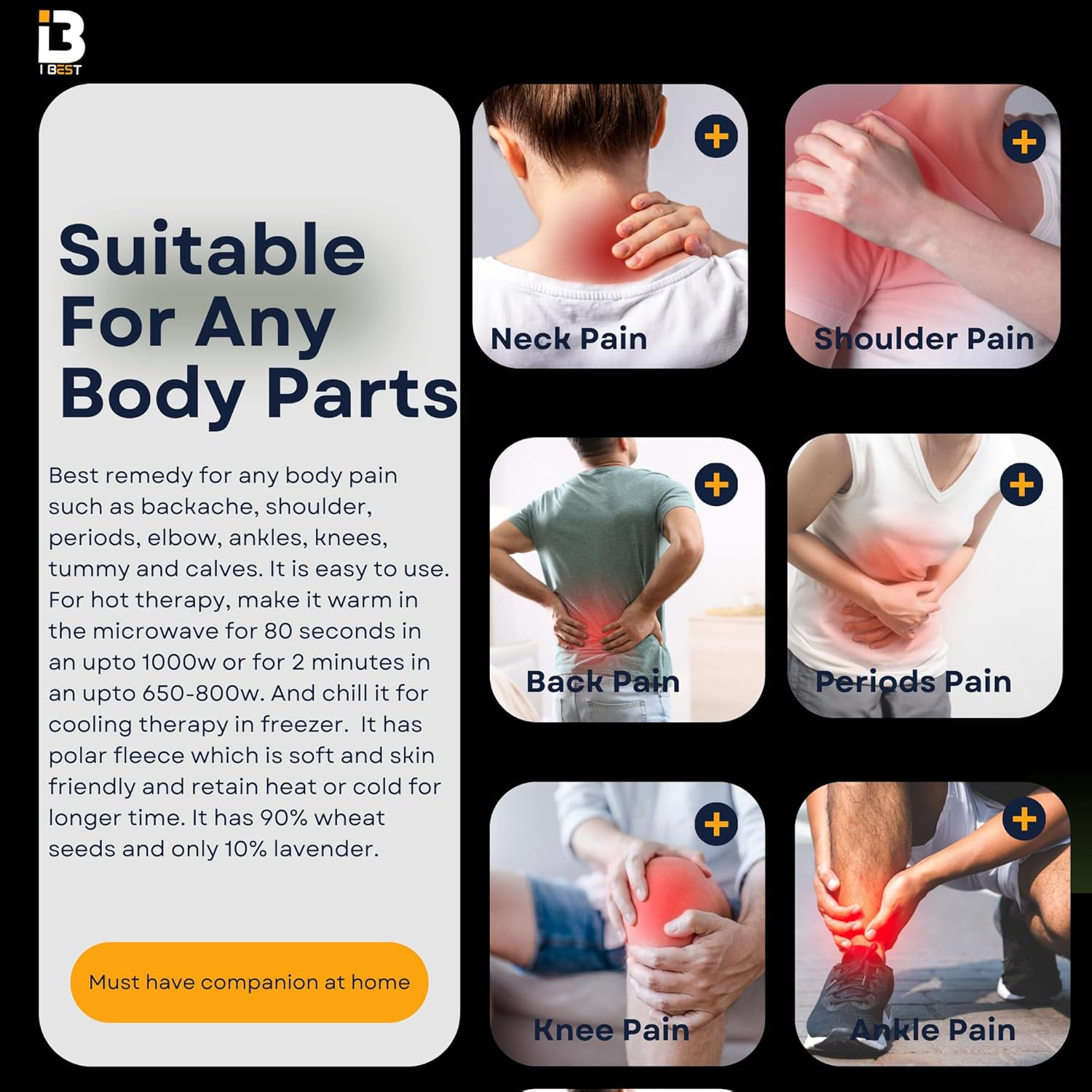 Heat Pads for Neck and Shoulder Pain Relief | Pain Relief in Muscles, Joints, Back and Cramps