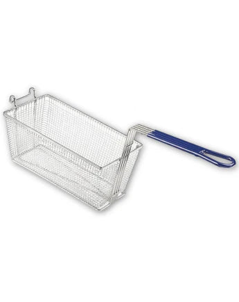 (Pack of 2) Stainless Steel Fryer Basket with Heat Resistant Handle