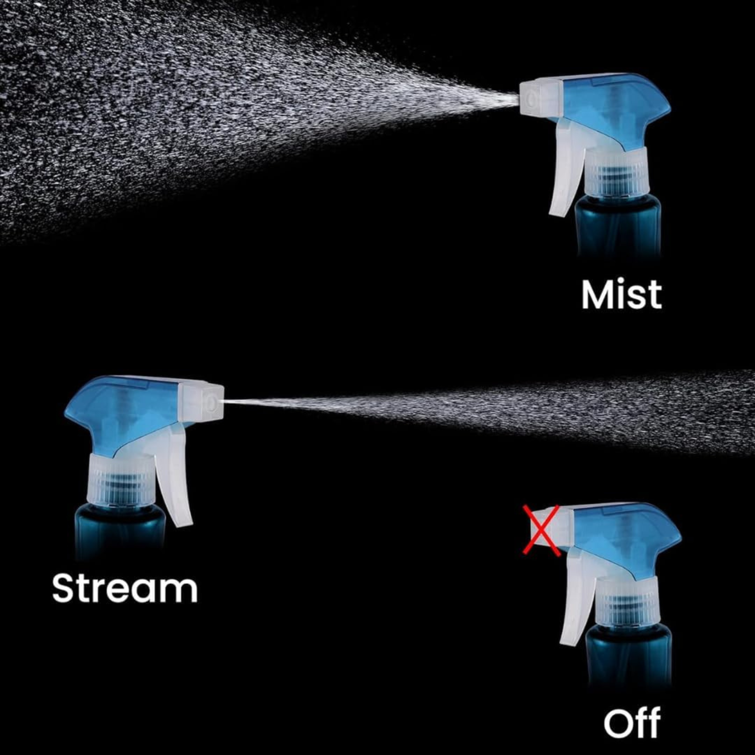 Spray Bottles for Cleaning | Gardening, Hair Styling, Household Use (Plain)