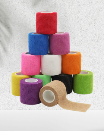 Vet Wrap Self Adhesive Bandage | Stretchable, Non Woven | Cohesive Tape for First Aid